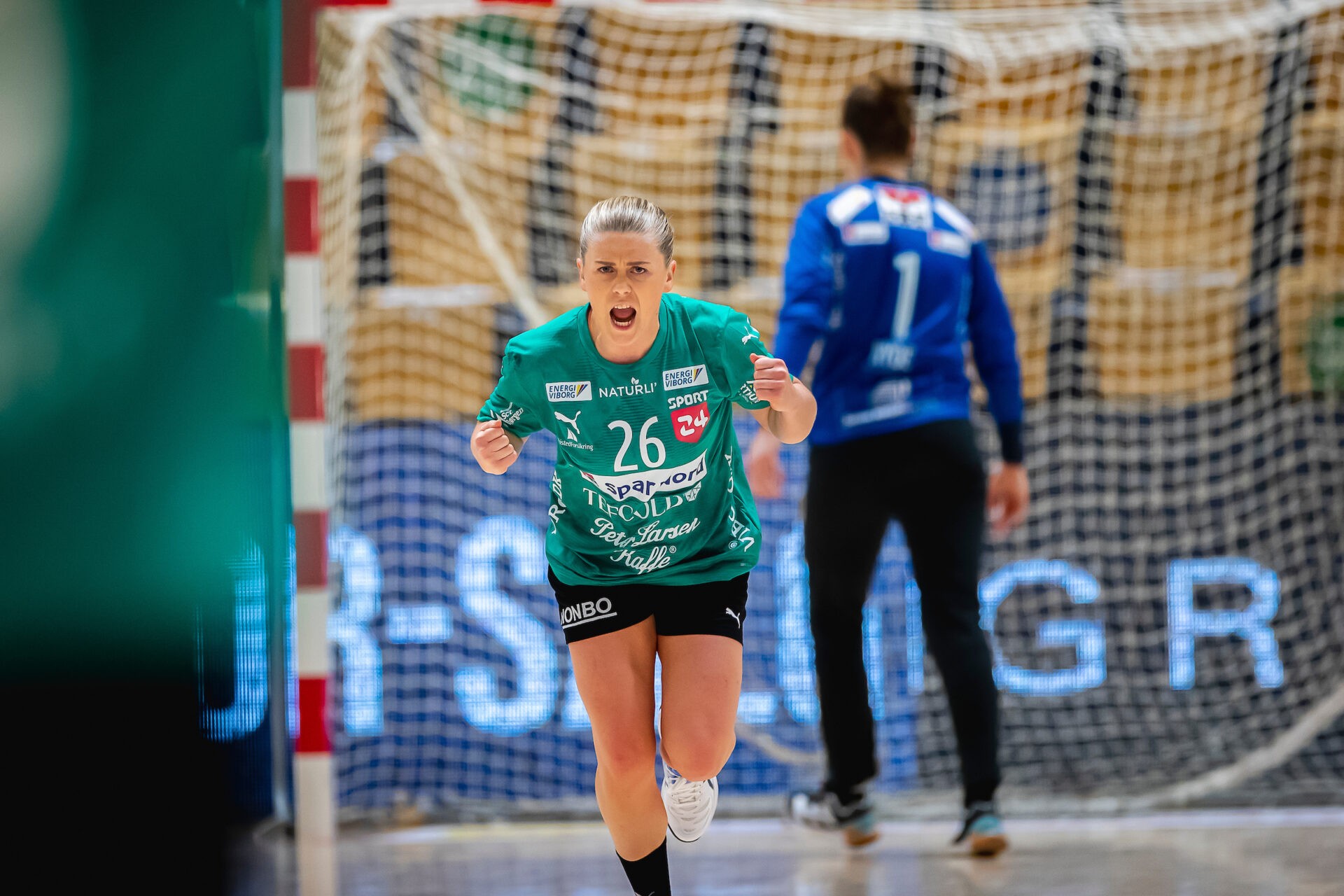 Emilie Hovden jubler efter scoring